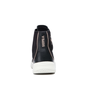 Supra STATIK Høye Sneakers Dame Svart | NO-43822